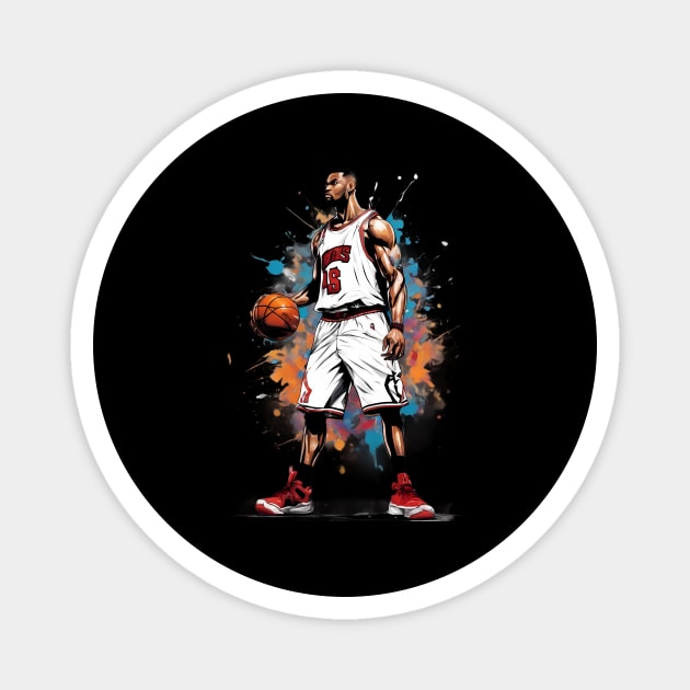 basketball card Magnet by animegirlnft